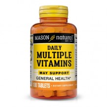 Витаминно-минеральный комплекс Mason Natural Daily Multiple Vitamins 100 Tabs Витаминно-минеральный комплекс Mason Natural Daily Multiple Vitamins 100 Tabs