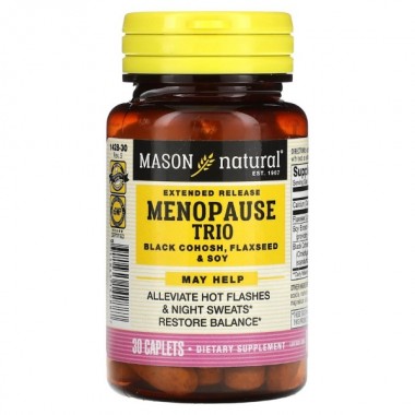 Комплекс при менопаузе Mason Natural Menopause Trio 30 Caplets