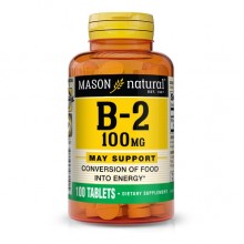 Рибофлавин Mason Natural Vitamin B2 100 mg 100 Tabs