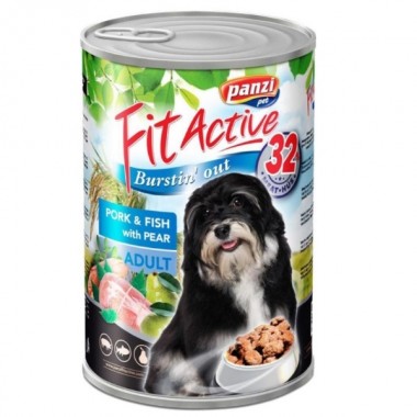  FitActive Корм ​​для собак 1,240кг Свинина и Рыба