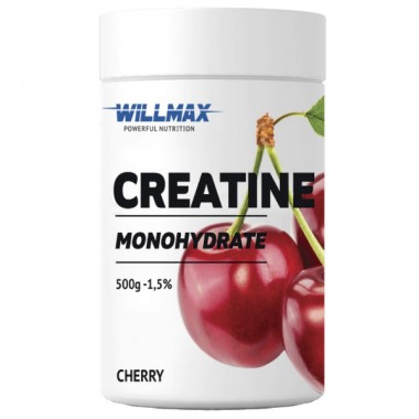 Креатин моногидрат Willmax Creatine Monohydrate 500 g /100 servings/ Cherry Креатин моногидрат Willmax Creatine Monohydrate 500 g /100 servings/ Cherry