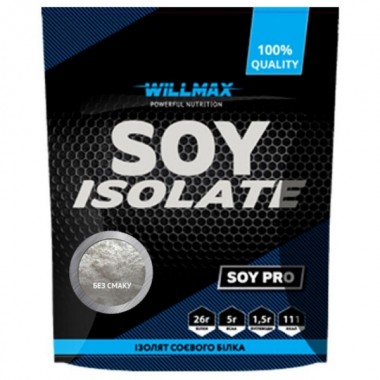Протеин Willmax Soy isolate 900 g /30 servings/ Natural