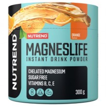 Микроэлемент Магний для спорта Nutrend MagnesLife Instant Drink Powde 300 g /60 servings/ Orange Микроэлемент Магний для спорта Nutrend MagnesLife Instant Drink Powde 300 g /60 servings/ Orange