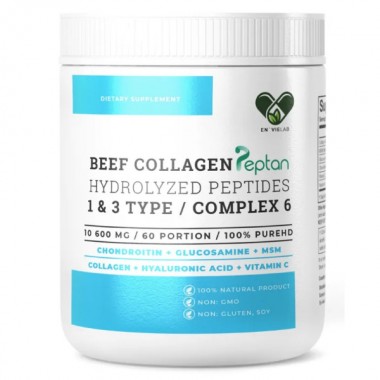 Коллаген En`vie Lab Beef Collagen Complex 6 (1&3 TYPE) 636 g /60 servings/ Pure
