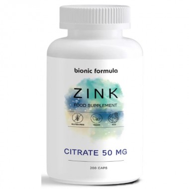 Микроэлемент Цинк Bionic Formula Zink (Citrate) 50 mg 200 Caps