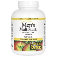 Витаминно-минеральный комплекс для мужчин Natural Factors Men's MultiStart Vitamin A Day for Men 120 Tabs