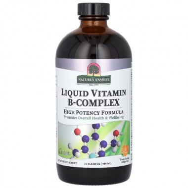 В комплекс Nature's Answer Liquid Vitamin B-Complex 480 ml /32 servings/ Tangerine