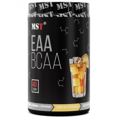 Аминокомплекс для спорта MST Nutrition BCAA EAA Zero 520 g /40 servings/ Lemon Ice Tea Аминокомплекс для спорта MST Nutrition BCAA EAA Zero 520 g /40 servings/ Lemon Ice Tea