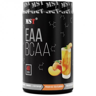 Аминокомплекс для спорта MST Nutrition BCAA EAA Zero 520 g /40 servings/ Peach Ice Tea