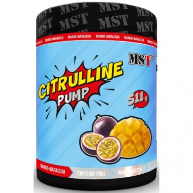 Цитруллин для спорта MST Nutrition Citrulline Pump 511 g /74 servings/ Mango Passion Fruit