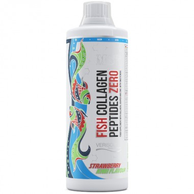 Хондропротектор (для спорта) MST Nutrition Fish Collagen Peptides Zero 1000 ml /40 servings/ Strawberry Kiwi