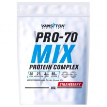 Протеин Vansiton Pro-70 Mix 900 g /30 servings/ Strawberry Протеин Vansiton Pro-70 Mix 900 g /30 servings/ Strawberry