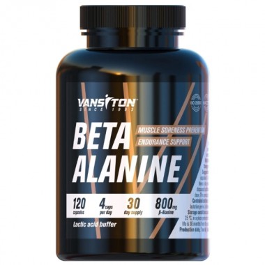 Бета-аланин для спорта Vansiton Beta Alanine 120 Caps Бета-аланин для спорта Vansiton Beta Alanine 120 Caps