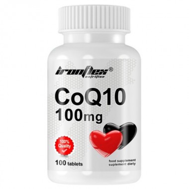 Коэнзим для спорта IronFlex CoQ10 100 mg 100 Tabs