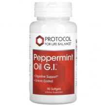 Комплекс для пищеварения Protocol for Life Balance Peppermint Oil G.I. 90 Softgels Комплекс для пищеварения Protocol for Life Balance Peppermint Oil G.I. 90 Softgels