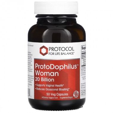 Пробиотик Protocol for Life Balance ProtoDophilus Woman 20 Billion 50 Veg Caps