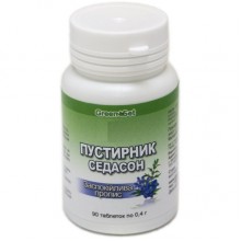 Комплекс для профилактики нервной системы GreenSet Пустырник - Седасон - Успокаивающая пропись 90 таблеток