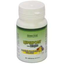 Комплекс для профилактики работы головного мозга GreenSet Цереброфит - Глицин 90 таблеток Комплекс для профилактики работы головного мозга GreenSet Цереброфит - Глицин 90 таблеток