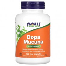 Комплекс для профилактики нервной системы NOW Foods DOPA Mucuna 180 Veg Caps
