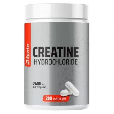 Креатин комплекс Sporter Creatine HCL 800 mg 200 Caps Креатин комплекс Sporter Creatine HCL 800 mg 200 Caps