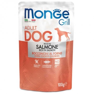  Monge Dog Wet GRILL лосось 0,1 Кг