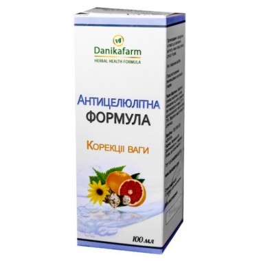 Экстракт для похудения DanikaFarm БАЖ Антицеллюлитная Формула Коррекции Веса 100 мл
