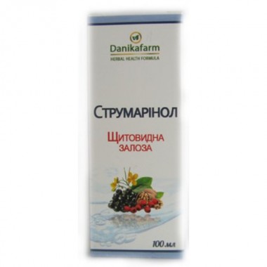 Комплекс для профилактики щитовидной железы DanikaFarm БАЖ Струмаринол Щитовидная Железа 100 мл