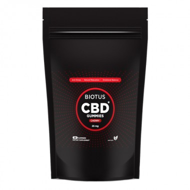 Комплекс для профилактики нервной системы Biotus CBD Gummies 20 Gummies Cherry