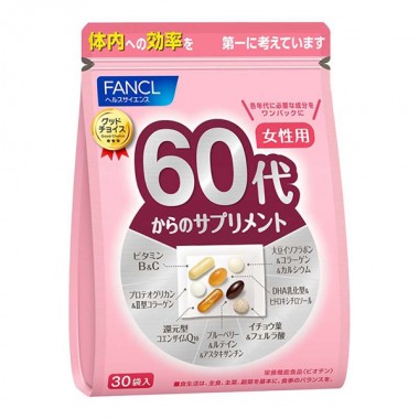 Витаминно-минеральный комплекс для женщин Fancl 60s Supplement for Women 30 packs