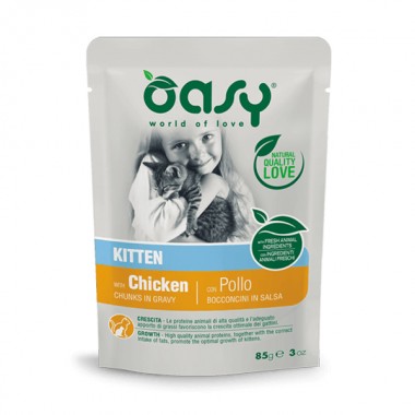  OASY CAT Kitten курица 0,085 кг
