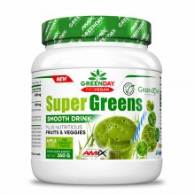 Смесь экстрактов Amix Nutrition GreenDay Super Greens Smooth Drink 360 g /30 servings/ Apple Смесь экстрактов Amix Nutrition GreenDay Super Greens Smooth Drink 360 g /30 servings/ Apple