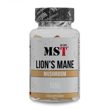 Натуральная добавка для спорта MST Nutrition Lion's Mane Mushroom 60 Caps