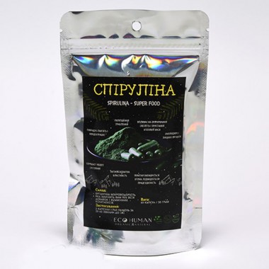 Спирулина Ecohuman Spirulina 60 Caps