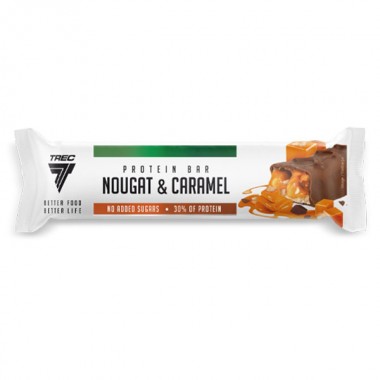 Протеиновый батончик Trec Nutrition Protein Bar 46 g Nougat Caramel Протеиновый батончик Trec Nutrition Protein Bar 46 g Nougat Caramel