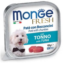 Влажный корм для собак Monge Dog Wet FRESH тунец 0,1 Кг
