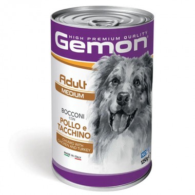  Gemon Dog Wet Medium Adult курица с индейкой 1,25 Кг