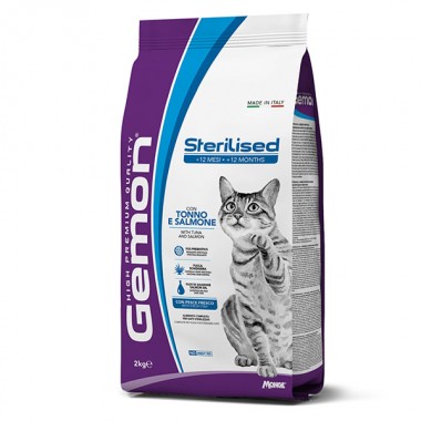  Gemon Cat Sterilised тунец с лососем 2 кг