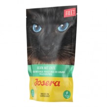 Влажный корм для котов Josera Filet Huhn mit Ente Филе Курица с Уткой16x70g, пауч