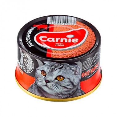 Carnie паштет для котов с говядиной 90 г  Carnie паштет для котов с говядиной 90 г