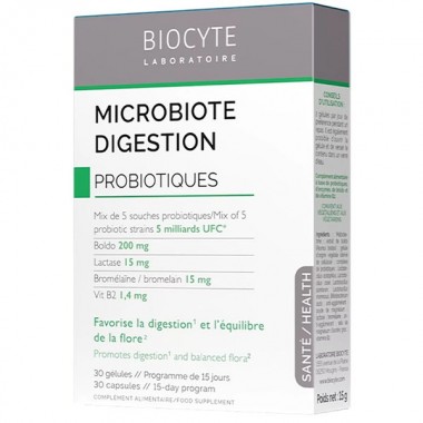 Пробиотик Biocyte Microbiote Digestion 30 Gel Caps