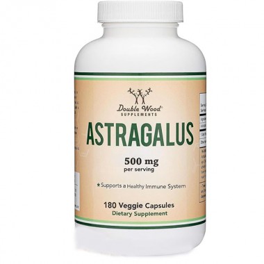 Корень астрагала Double Wood Astragalus Root Extract 4:1 250 mg 180 Caps