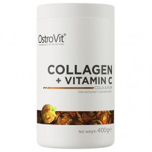 Хондропротектор (для спорта) OstroVit Collagen And Vitamin C 400 g /40 servings/ Rum Cola