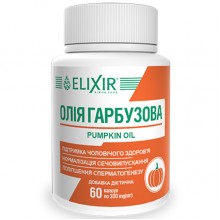 Комплекс для профилактики репродуктивной функии у мужчин Elixir Pumpkin Oil 60 Caps Комплекс для профилактики репродуктивной функии у мужчин Elixir Pumpkin Oil 60 Caps