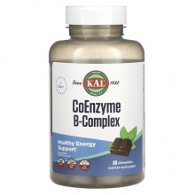 В комплекс KAL Coenzyme B-Complex 60 Chewables Cocoa Mint В комплекс KAL Coenzyme B-Complex 60 Chewables Cocoa Mint