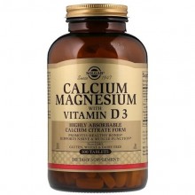 Мультиминеральный комплекс Solgar Calcium Magnesium with Vitamin D3 300 Tabs