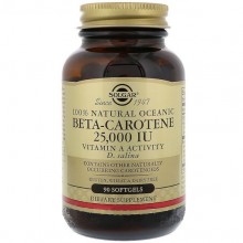 Витамин A Solgar Oceanic Beta-Carotene 25,000 IU 90 Softgels