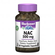 Ацетилцистеин Bluebonnet Nutrition NAC (N-Ацетил-L-Цистеин) 500 mg 30 Caps Ацетилцистеин Bluebonnet Nutrition NAC (N-Ацетил-L-Цистеин) 500 mg 30 Caps