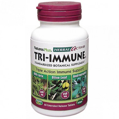 Натуральная добавка для иммунитета Nature's Plus Tri-Immune 60 Tabs