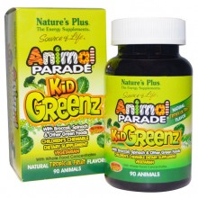 Мультиминеральный комплекс Nature's Plus Animal Parade, Kid Greenz 90 Chewable Tabs Tropical Fruit Мультиминеральный комплекс Nature's Plus Animal Parade, Kid Greenz 90 Chewable Tabs Tropical Fruit