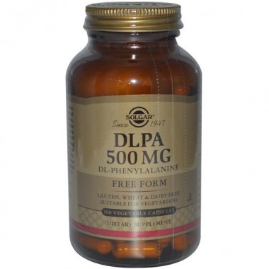 Фенилаланин Solgar DLPA Free Form 500 mg 100 Veg Caps